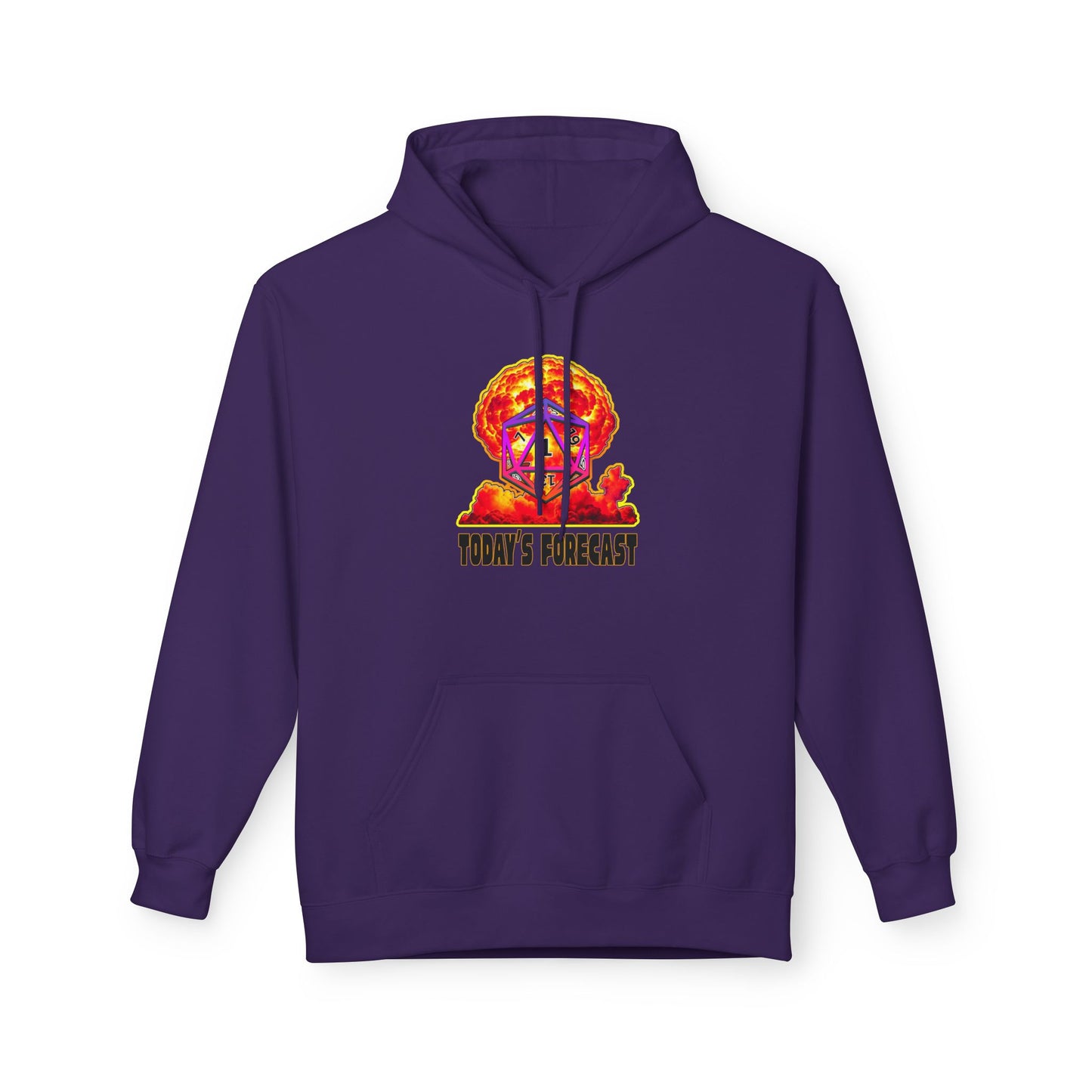 Gamer Hoodie - Critical Fail 20 Sided Dice Design