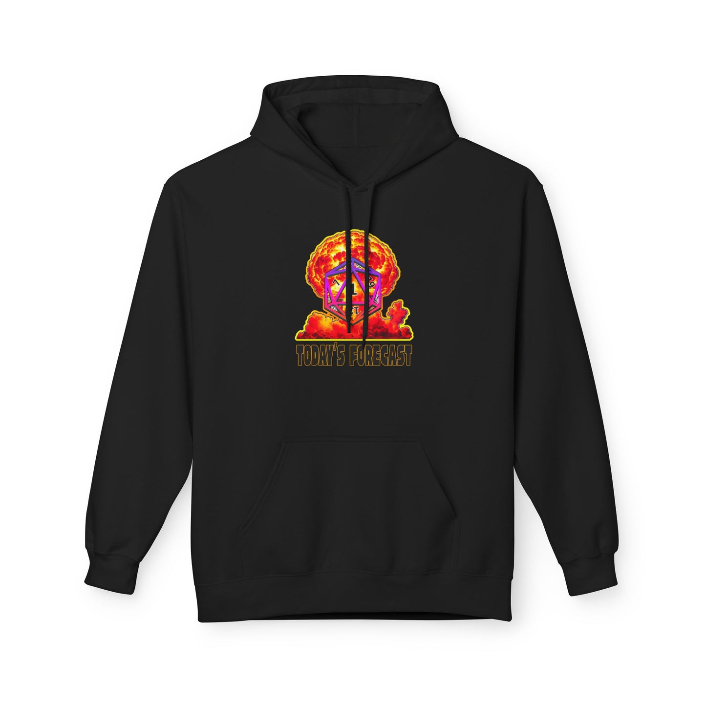 Gamer Hoodie - Critical Fail 20 Sided Dice Design
