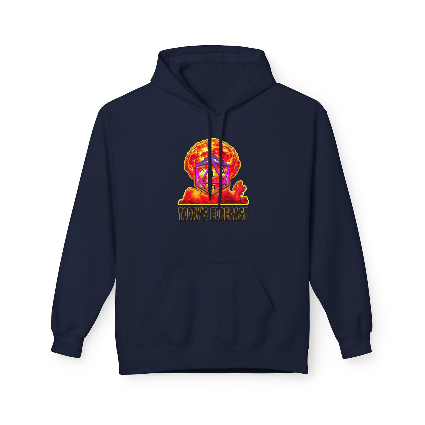 Gamer Hoodie - Critical Fail 20 Sided Dice Design
