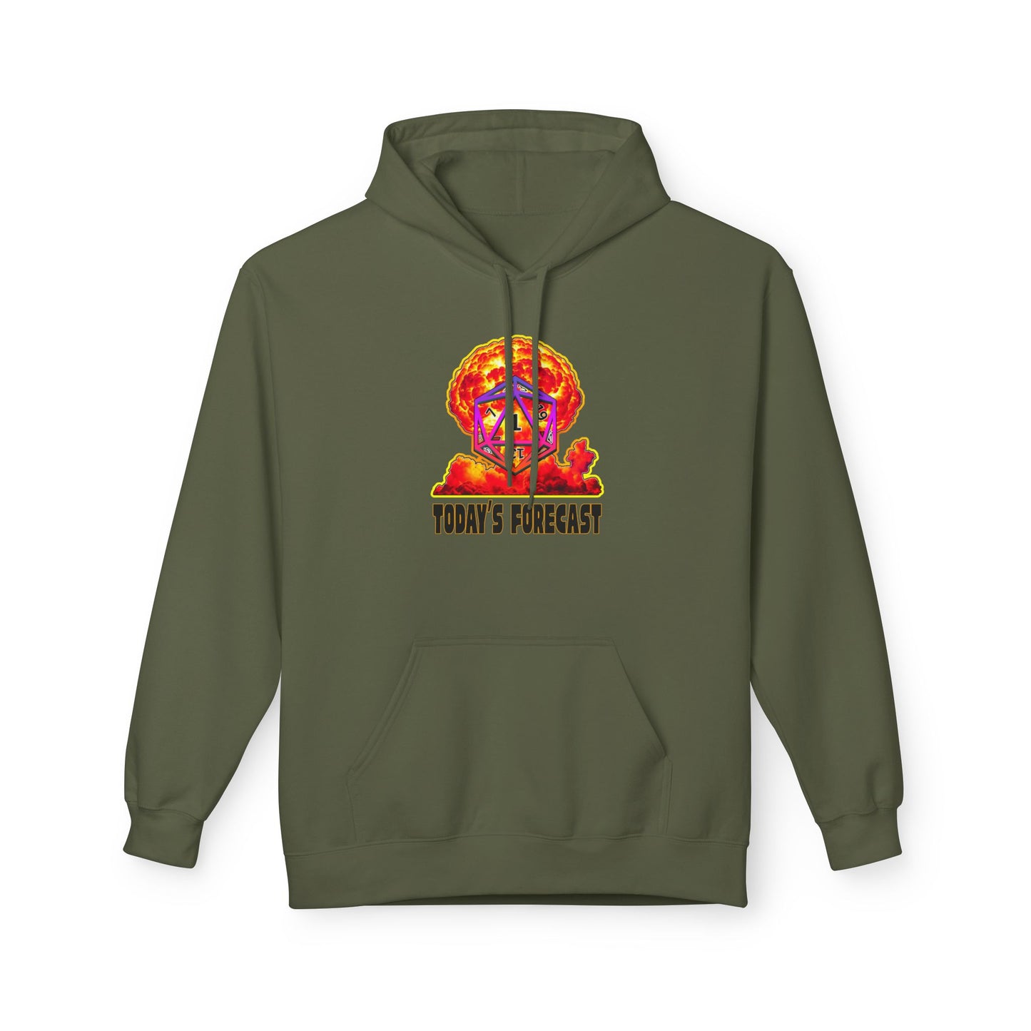 Gamer Hoodie - Critical Fail 20 Sided Dice Design