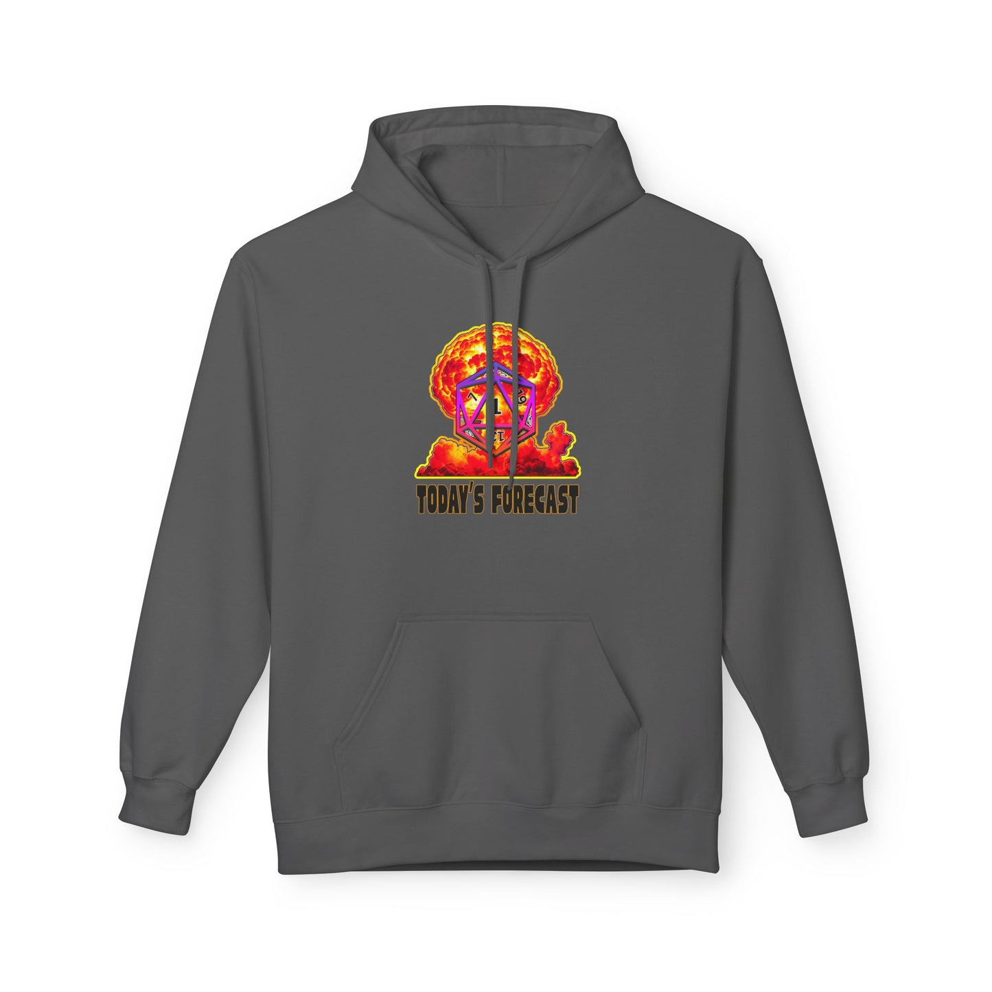 Gamer Hoodie - Critical Fail 20 Sided Dice Design
