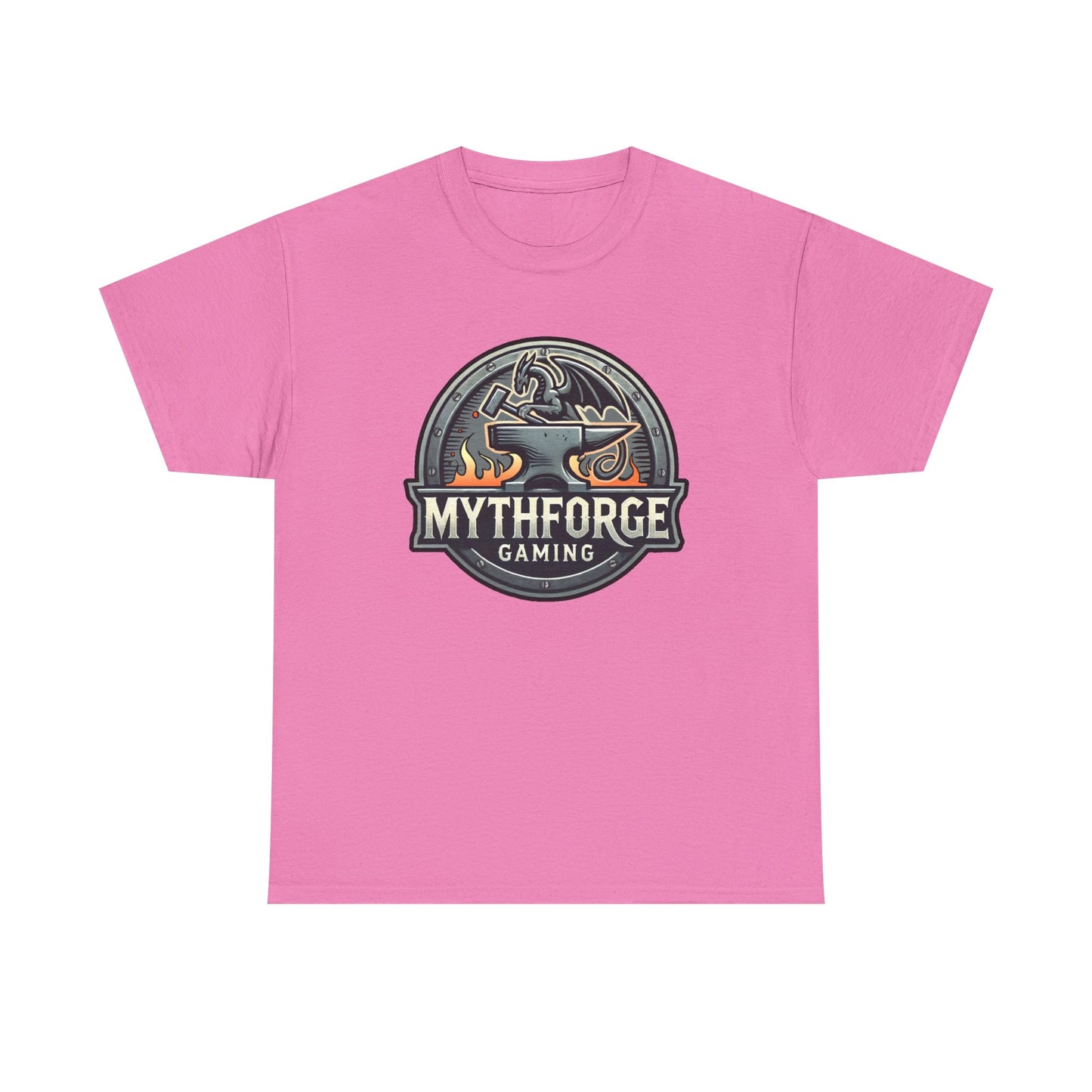 Gaming Logo Tee - Mythforge Unisex Heavy Cotton T-Shirt