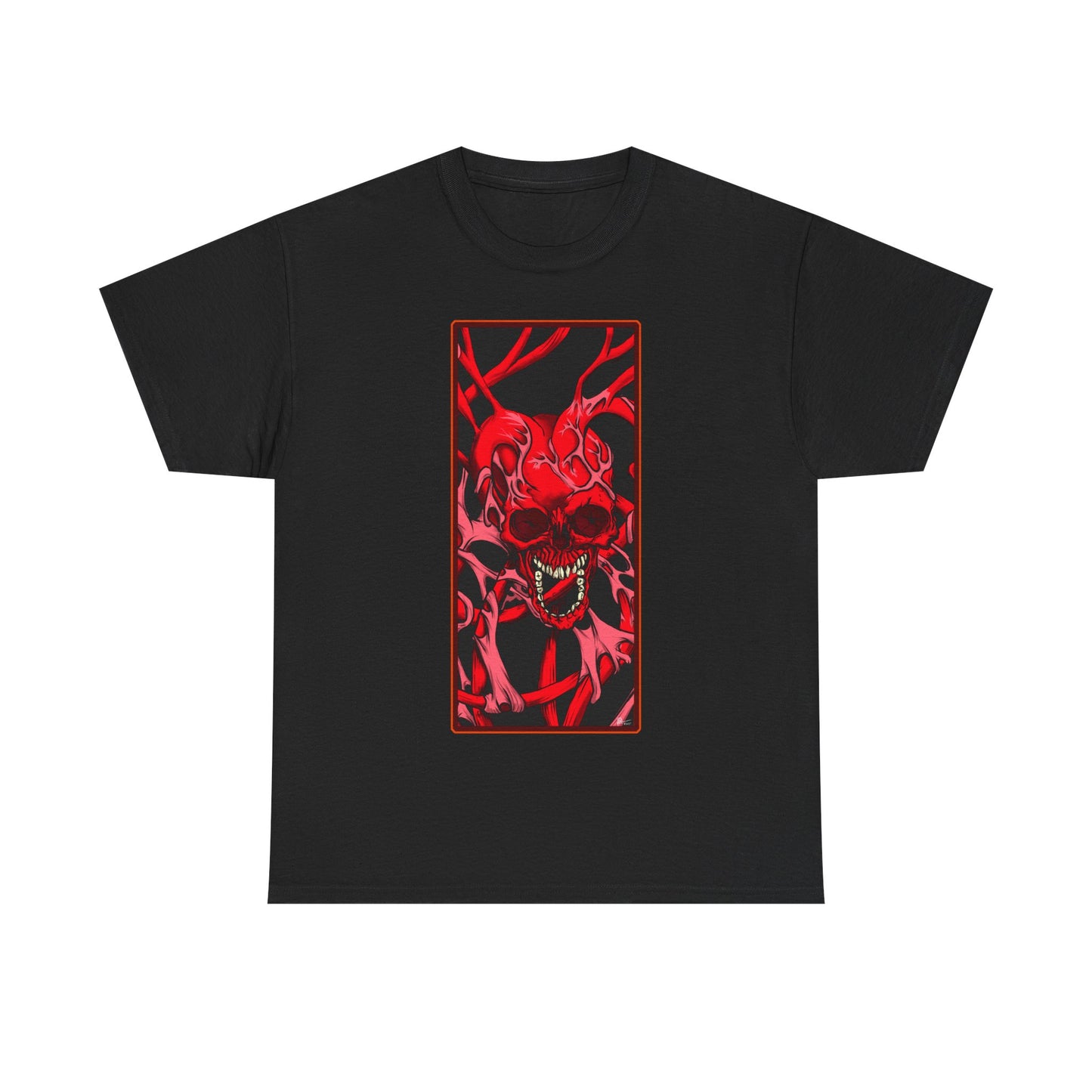 Gaming Fantasy Evil Heart Unisex Tee