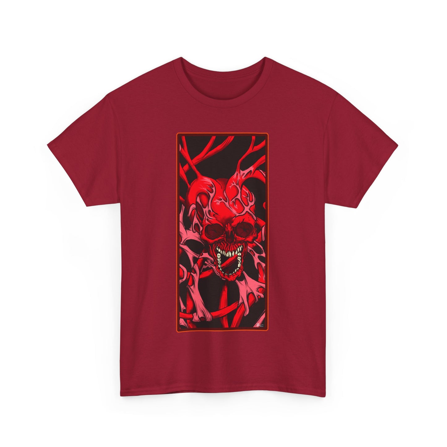 Gaming Fantasy Evil Heart Unisex Tee