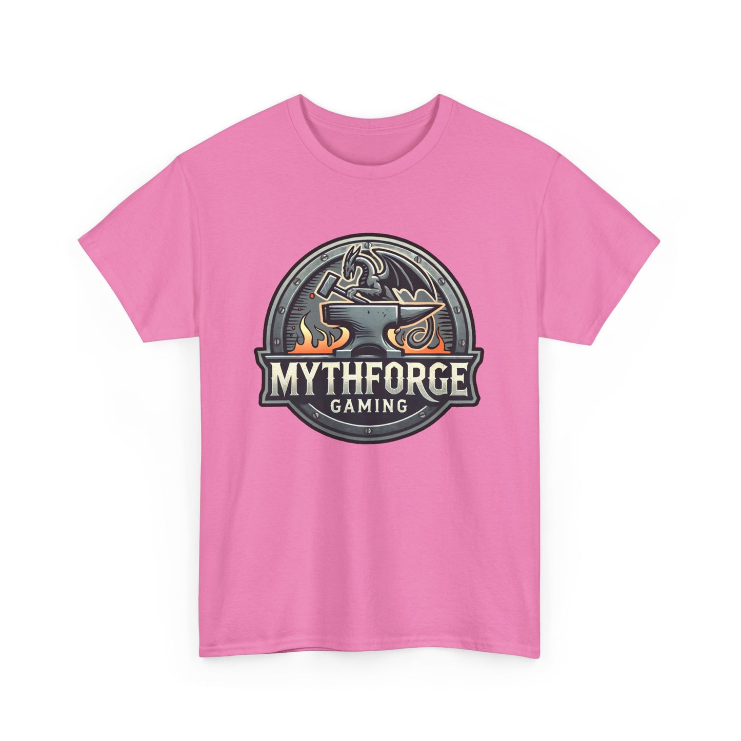 Gaming Logo Tee - Mythforge Unisex Heavy Cotton T-Shirt