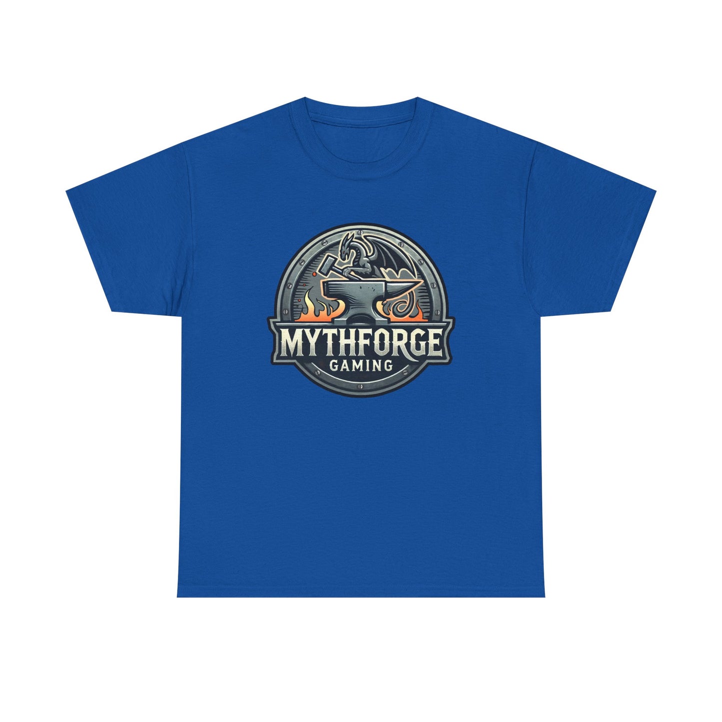 Gaming Logo Tee - Mythforge Unisex Heavy Cotton T-Shirt