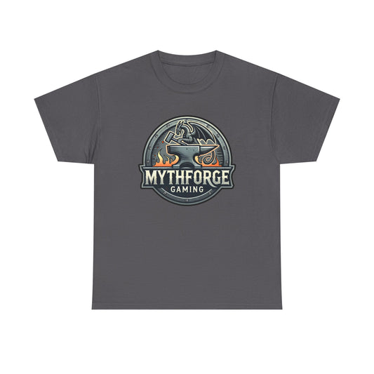 Gaming Logo Tee - Mythforge Unisex Heavy Cotton T-Shirt